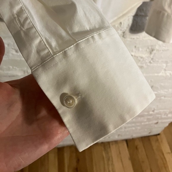 THEORY Classic White Blouse - Picture 4 of 4